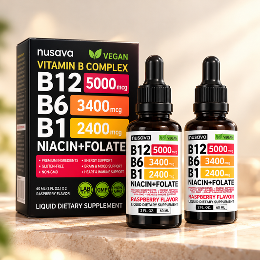 Vitamina B12 NUSAVA – Complejo B Líquido x 2